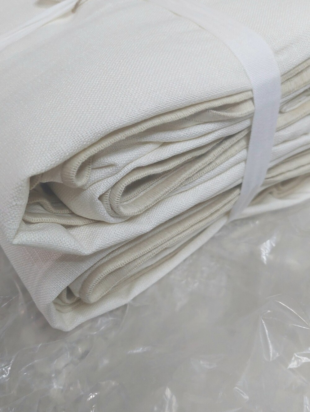 NWT! Quince 100% Cotton Piped Edge Filtering Curtains, 48" x 108" 2 Panels (G13) - Picture 7 of 13